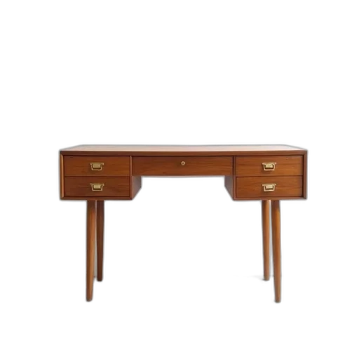 furniture, 3d render, wooden, table transparent PNG cut-out