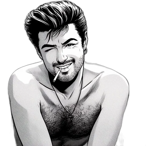 photorealistic, cartoon, pencil sketch, comic book art transparent PNG cut-out