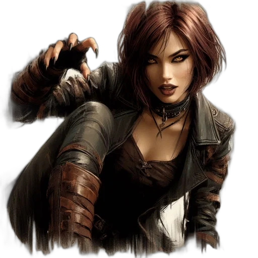 concept art, fantasy art, comic book art, photorealistic transparent PNG cut-out