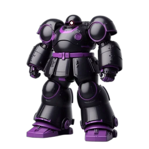 robot, 3d render, concept art, dark transparent PNG cut-out