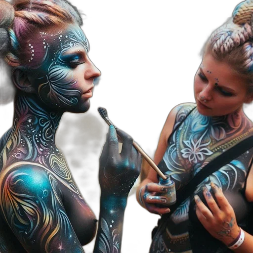 fantasy art, photorealistic, concept art, cyberpunk transparent PNG cut-out