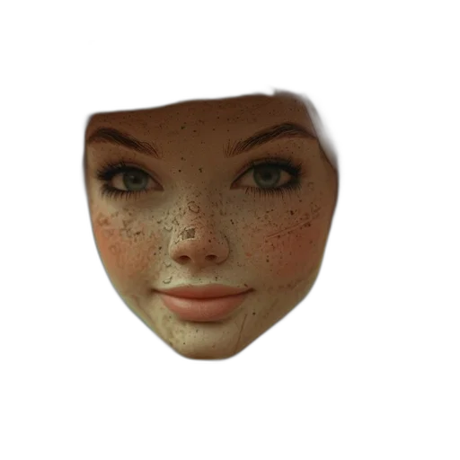 face, mask, hat, jewelry transparent PNG cut-out
