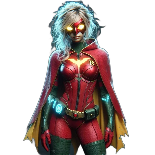 mask, concept art, comic book art, 3d render transparent PNG cut-out
