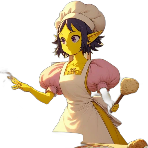 staff, dress, food, concept art transparent PNG cut-out