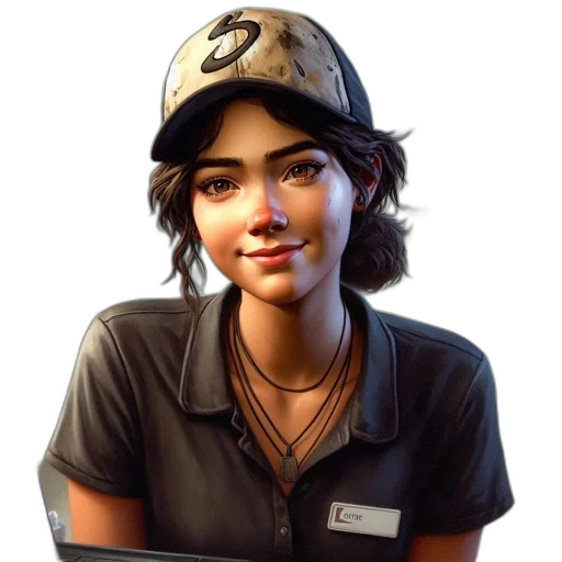 staff, face, hat, concept art transparent PNG cut-out