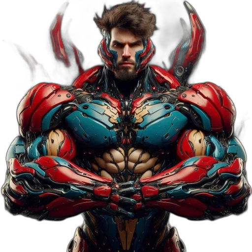weapon, robot, concept art, comic book art transparent PNG cut-out