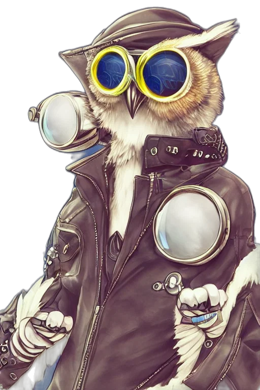 jacket, mask, animal, staff transparent PNG cut-out