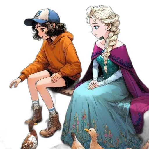 crown, dress, hat, shoes transparent PNG cut-out