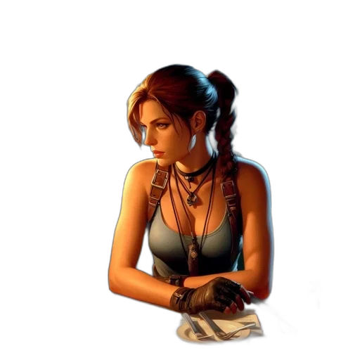 jewelry, staff, weapon, dress transparent PNG cut-out