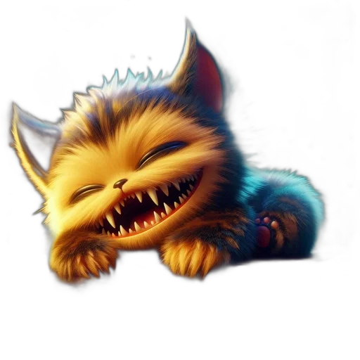 creature, dragon, animal, staff transparent PNG cut-out
