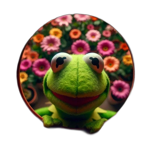 flower, face, animal, hat transparent PNG cut-out
