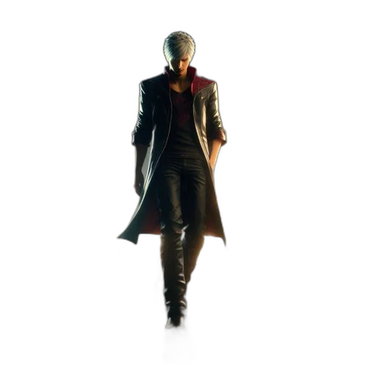 jacket, mask, weapon, sword transparent PNG cut-out