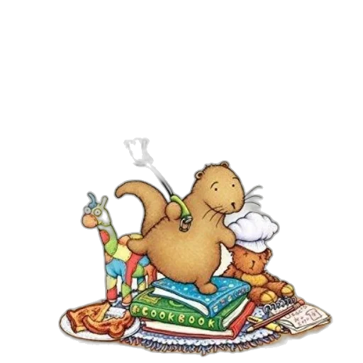 whimsical, illustration, featuring, cartoon transparent PNG cut-out