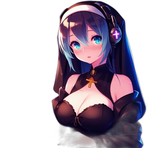 dress, robot, crown, weapon transparent PNG cut-out