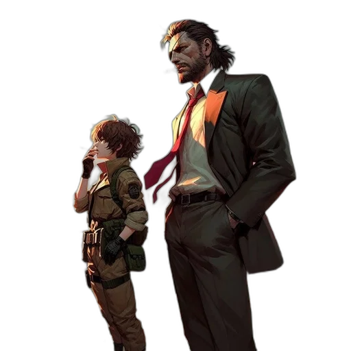 jacket, concept art, cyberpunk, comic book art transparent PNG cut-out