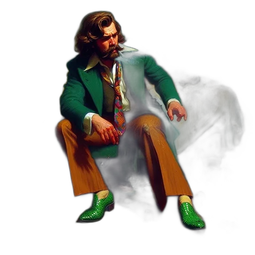 jacket, shoes, concept art, fantasy art transparent PNG cut-out