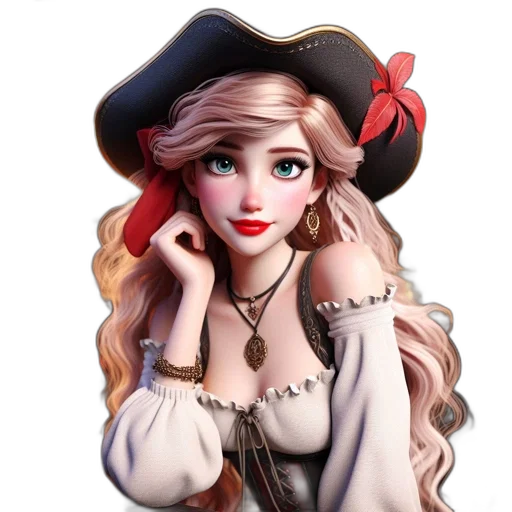 jewelry, face, hat, dress transparent PNG cut-out