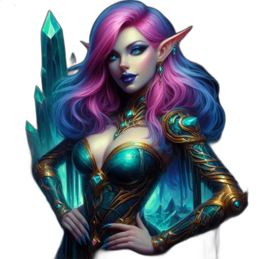 fantasy art, concept art, pixel art, comic book art transparent PNG cut-out