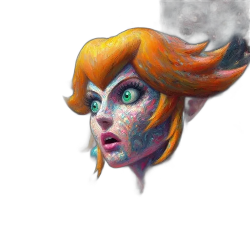 face, mask, staff, fantasy art transparent PNG cut-out