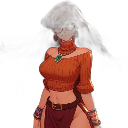 dress, staff, jacket, mask transparent PNG cut-out