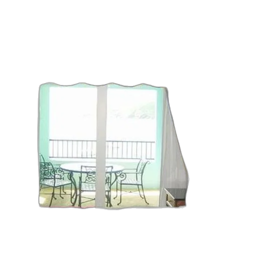 umbrella, furniture, building, 3d render transparent PNG cut-out