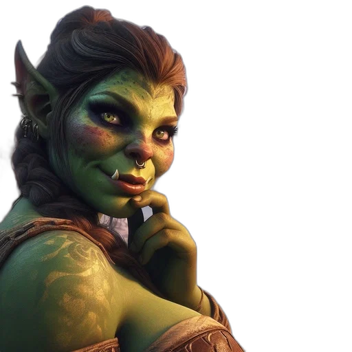face, staff, fantasy art, concept art transparent PNG cut-out