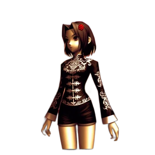 dress, robot, jacket, staff transparent PNG cut-out