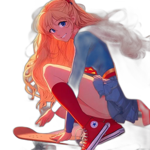 dress, anime, comic book art, concept art transparent PNG cut-out