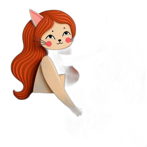 creature, dress, cartoon, concept art transparent PNG cut-out