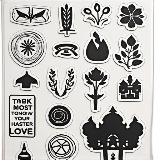monochrome, stampers, companion, inkadio transparent PNG cut-out