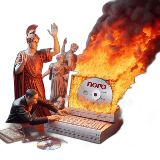 vaporwave, 3d render, concept art, fire transparent PNG cut-out