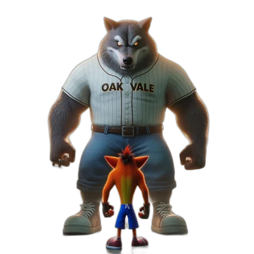 animal, creature, jacket, 3d render transparent PNG cut-out
