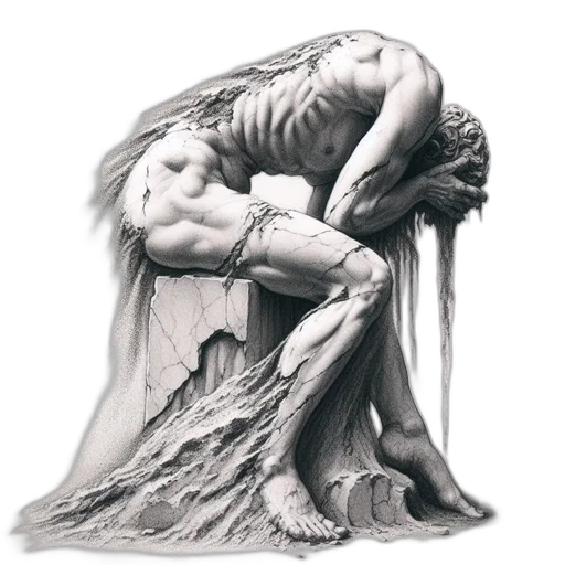 creature, pencil sketch, photorealistic, concept art transparent PNG cut-out
