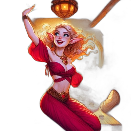 staff, fantasy art, concept art, comic book art transparent PNG cut-out