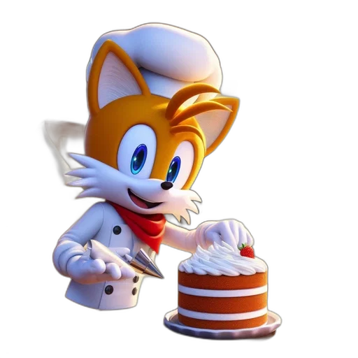 hat, food, animal, 3d render transparent PNG cut-out