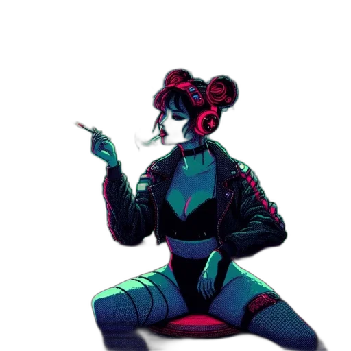 jacket, robot, mask, creature transparent PNG cut-out