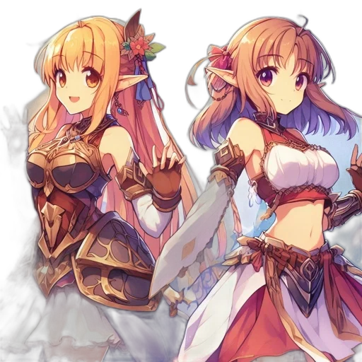 sword, fantasy art, anime, concept art transparent PNG cut-out