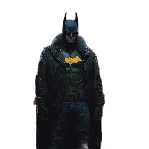jacket, concept art, comic book art, 3d render transparent PNG cut-out