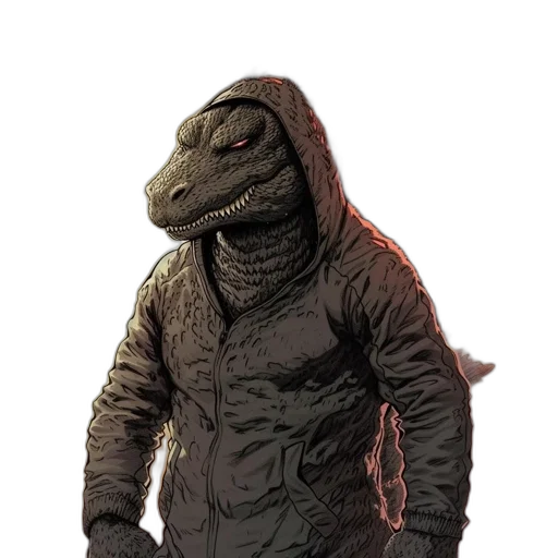 jacket, creature, animal, dragon transparent PNG cut-out