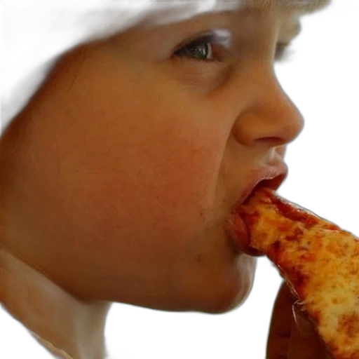 food, face, weapon, photorealistic transparent PNG cut-out