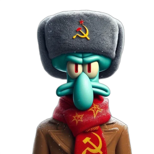 hat, jacket, staff, weapon transparent PNG cut-out