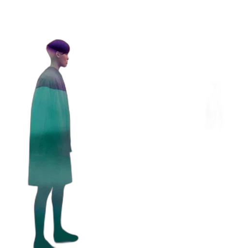 dress, staff, robot, creature transparent PNG cut-out