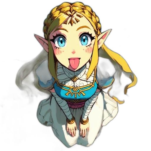 staff, face, crown, dress transparent PNG cut-out