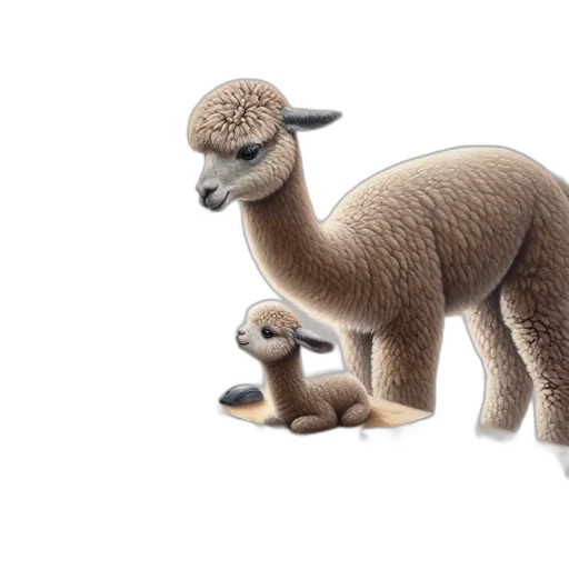 animal, 3d render, concept art, photorealistic transparent PNG cut-out