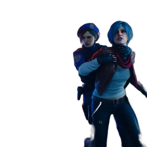 jacket, weapon, concept art, cyberpunk transparent PNG cut-out