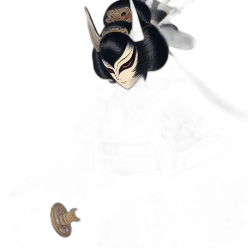 mask, weapon, staff, sword transparent PNG cut-out