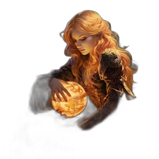 hair, crown, fantasy art, concept art transparent PNG cut-out