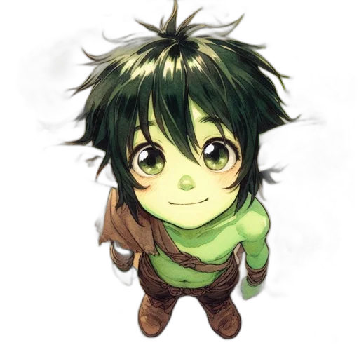face, staff, mask, creature transparent PNG cut-out