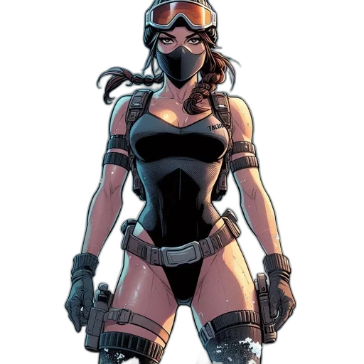 robot, comic book art, concept art, cyberpunk transparent PNG cut-out