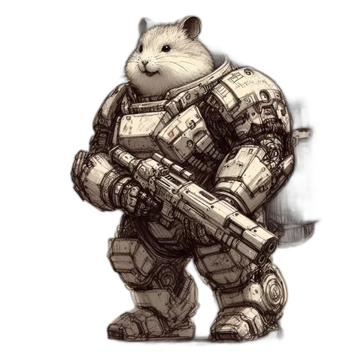 robot, animal, weapon, creature transparent PNG cut-out